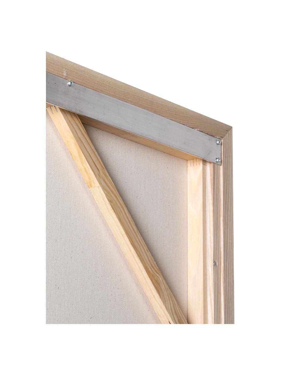 Cuadro en lienzo pintado a mano Dutch Sky, Estructura: madera de roble, Multicolor, An 123 x Al 163 cm