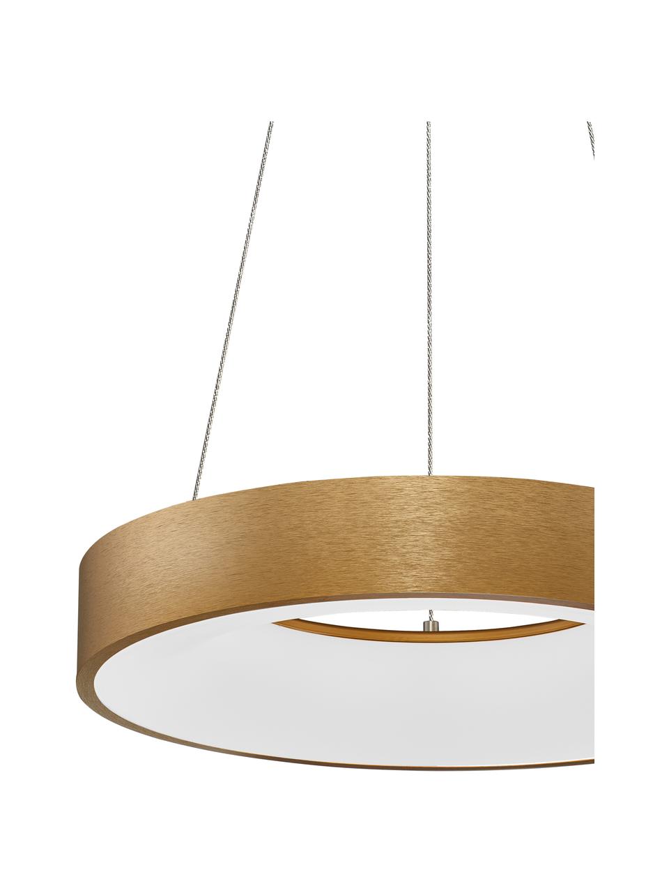 Suspension LED moderne Rando, Couleur dorée, Ø 60 x haut. 6 cm