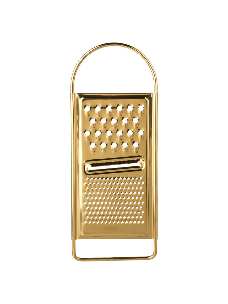 Râpe Grate, Acier, Couleur dorée, larg. 12 x haut. 29 cm