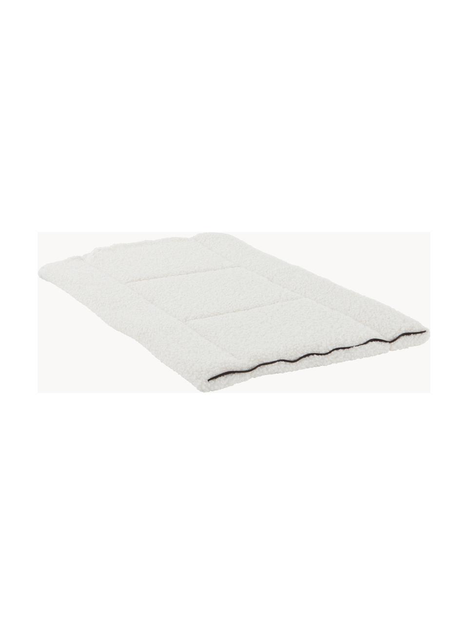 Flexibilní plyšový pelíšek pro domácí mazlíčky Buddy, Tlumeně bílá, Š 52 cm, D 88 cm