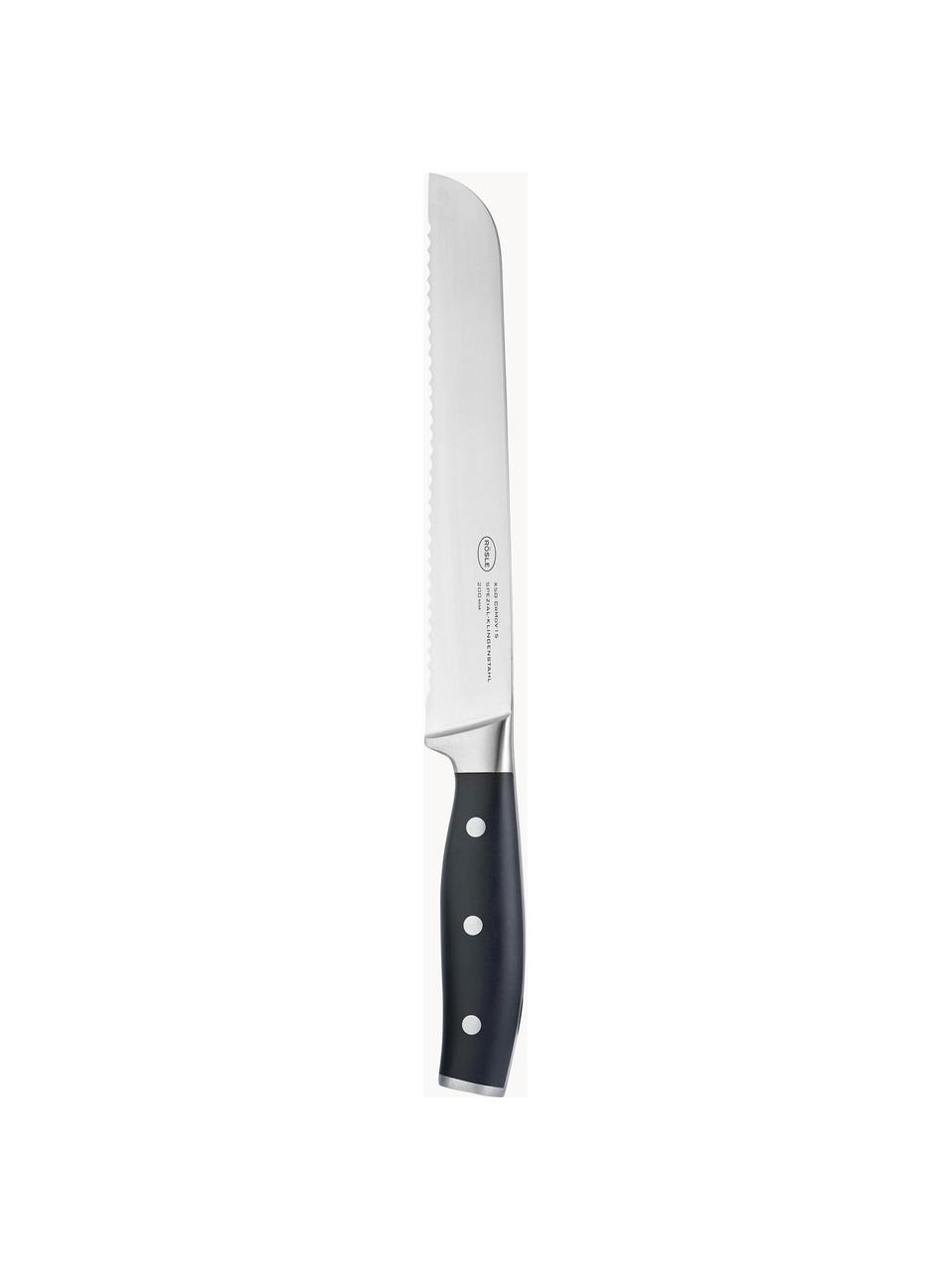 Cuchillo panero Tradition, Plateado, negro, L 32 cm