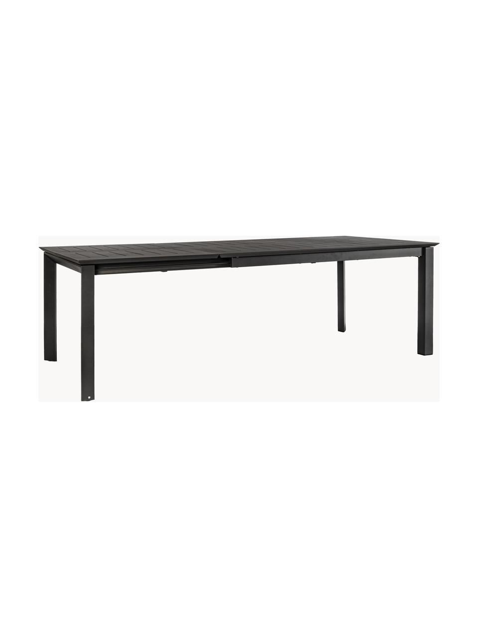 Table de jardin extensible Konnor, 160 - 240 x 100 cm, Anthracite, larg. de 160 à 240 x prof. 100 cm