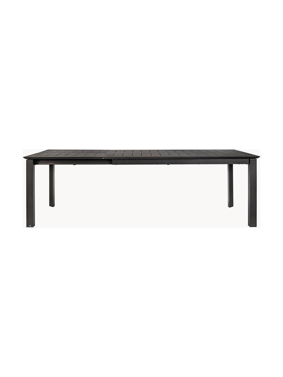 Mesa para exterior extensible Konnor, 160-240 x 100 cm, Gris antracita, An 160-240 x F 100 cm