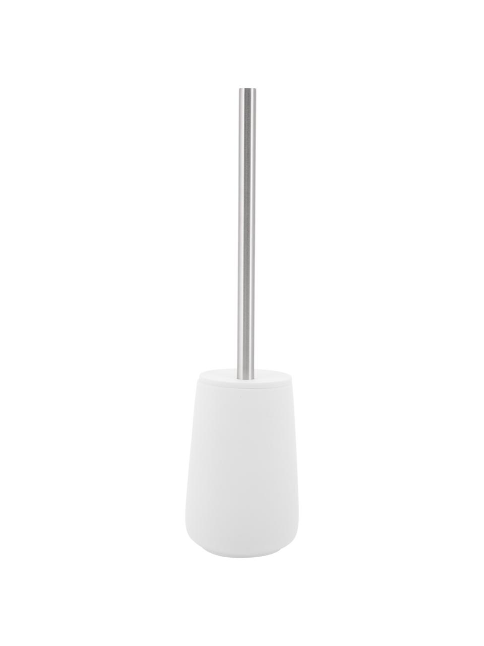 Szczotka do WC Brush, Biały, odcienie srebrnego, Ø 10 x W 43 cm