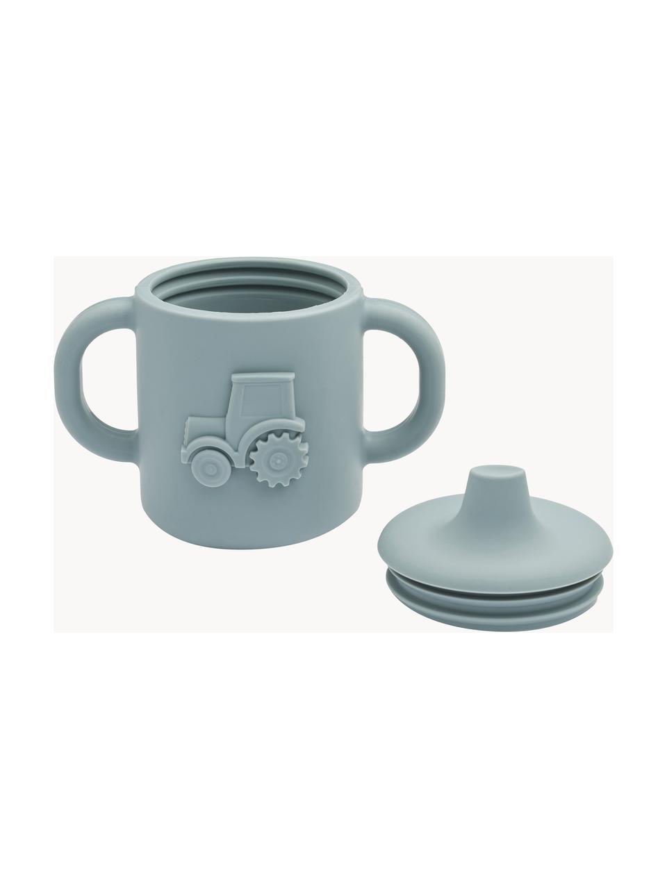 Schnabeltasse Amelio, Silikon, Hellblau, Ø 7 x H 11 cm, 160 ml