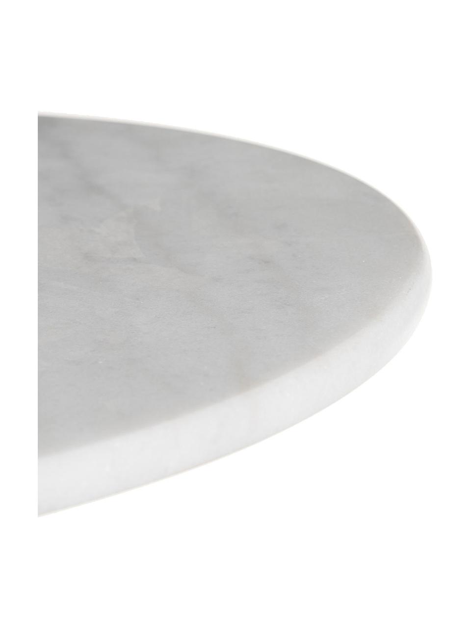 Mesa redonda de mármol Mummi, Tablero: mármol, Blanco, Ø 60 x Al 71 cm