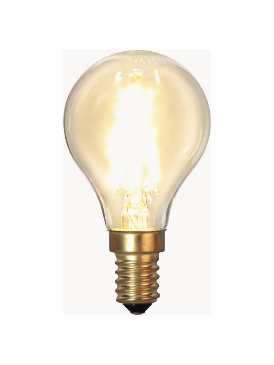 E14 žiarovka, hrejivá biela, 1 ks, Priehľadná, Ø 5 x V 8 cm