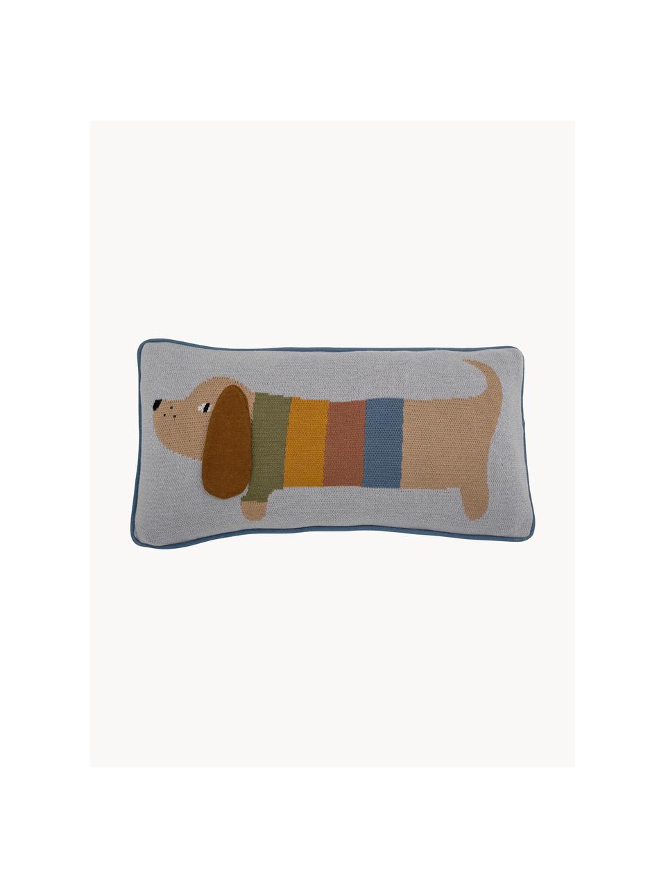Poduszka do przytulania Charlie, Szaroniebieski, wielobarwny, S 30 x D 60 cm