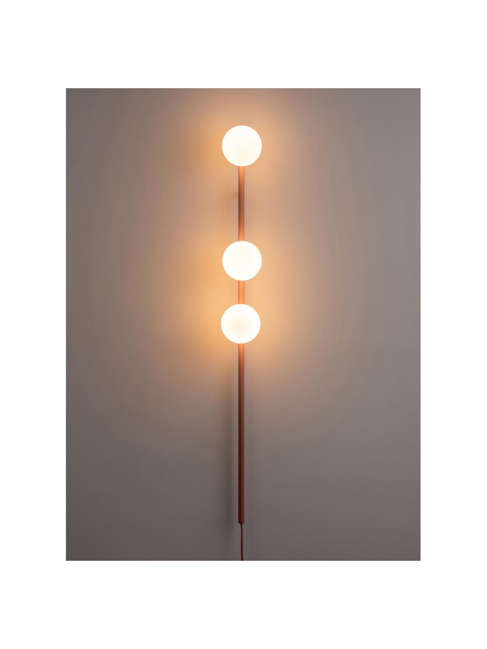 Nástenná lampa so zástrčkou Bar, Koralová, Š 12 x V 123 cm