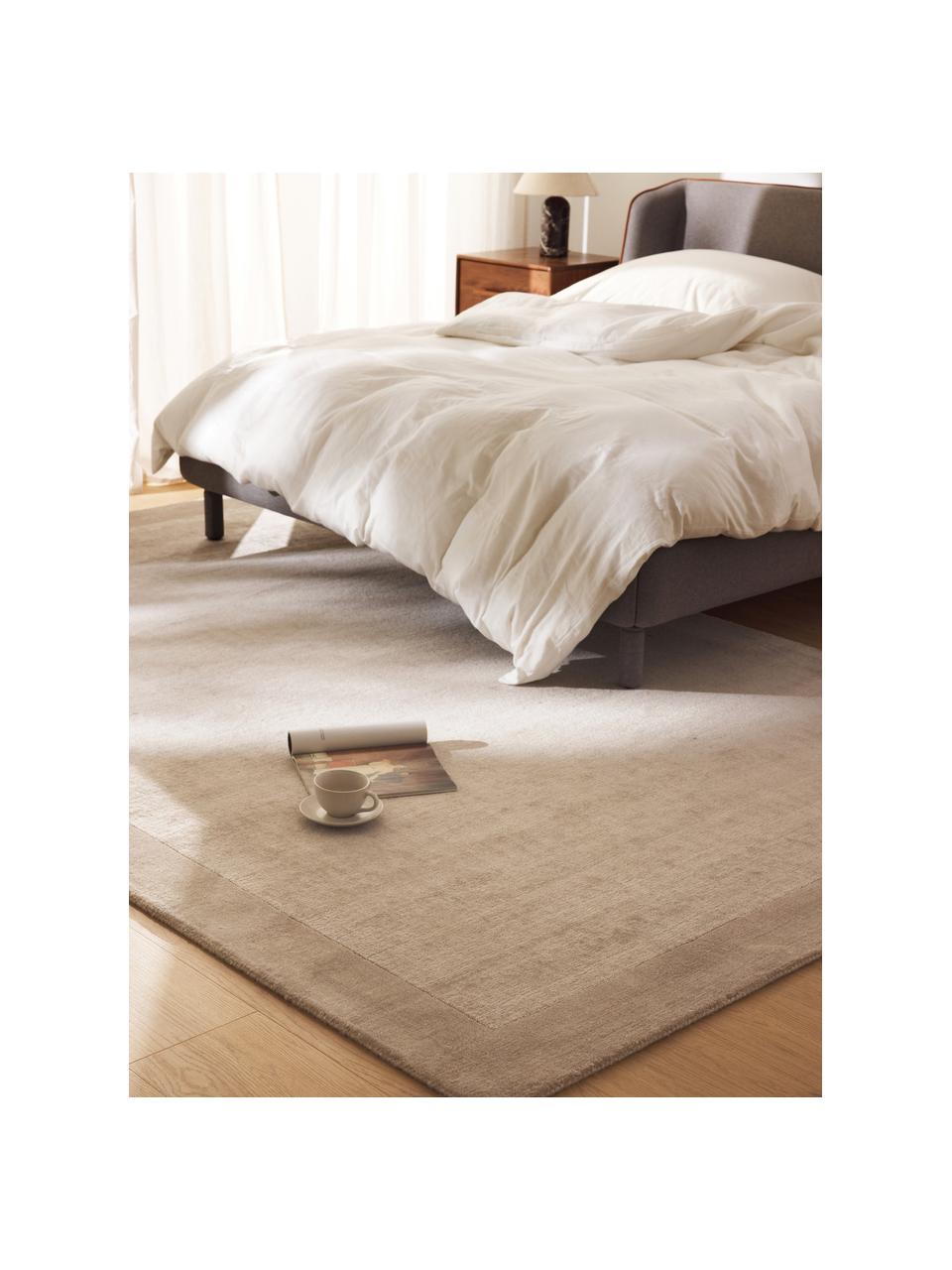 Kurzflor-Teppich Kari, 100 % Polyester, GRS-zertifiziert, Beige, B 80 x L 150 cm (Grösse XS)