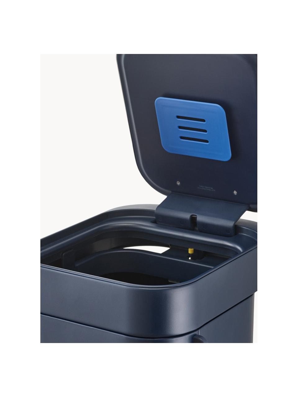 Odpadkový koš s technologií proudění vzduchu Porta, 40 l, Tmavě modrá, Š 28 cm, H 40 cm, 40 l