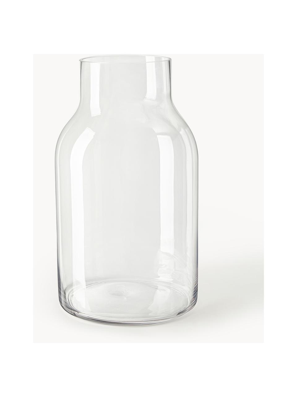 Glas-Vase Loren, H 45 cm, Glas, Transparent, Ø 26 x H 45 cm