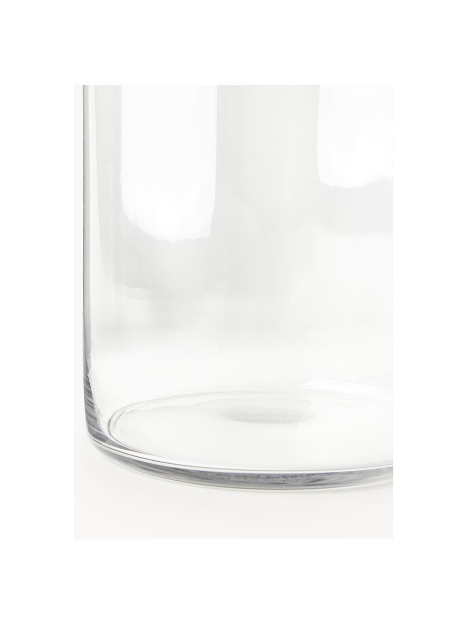 Glas-Vase Loren, H 45 cm, Glas, Transparent, Ø 26 x H 45 cm