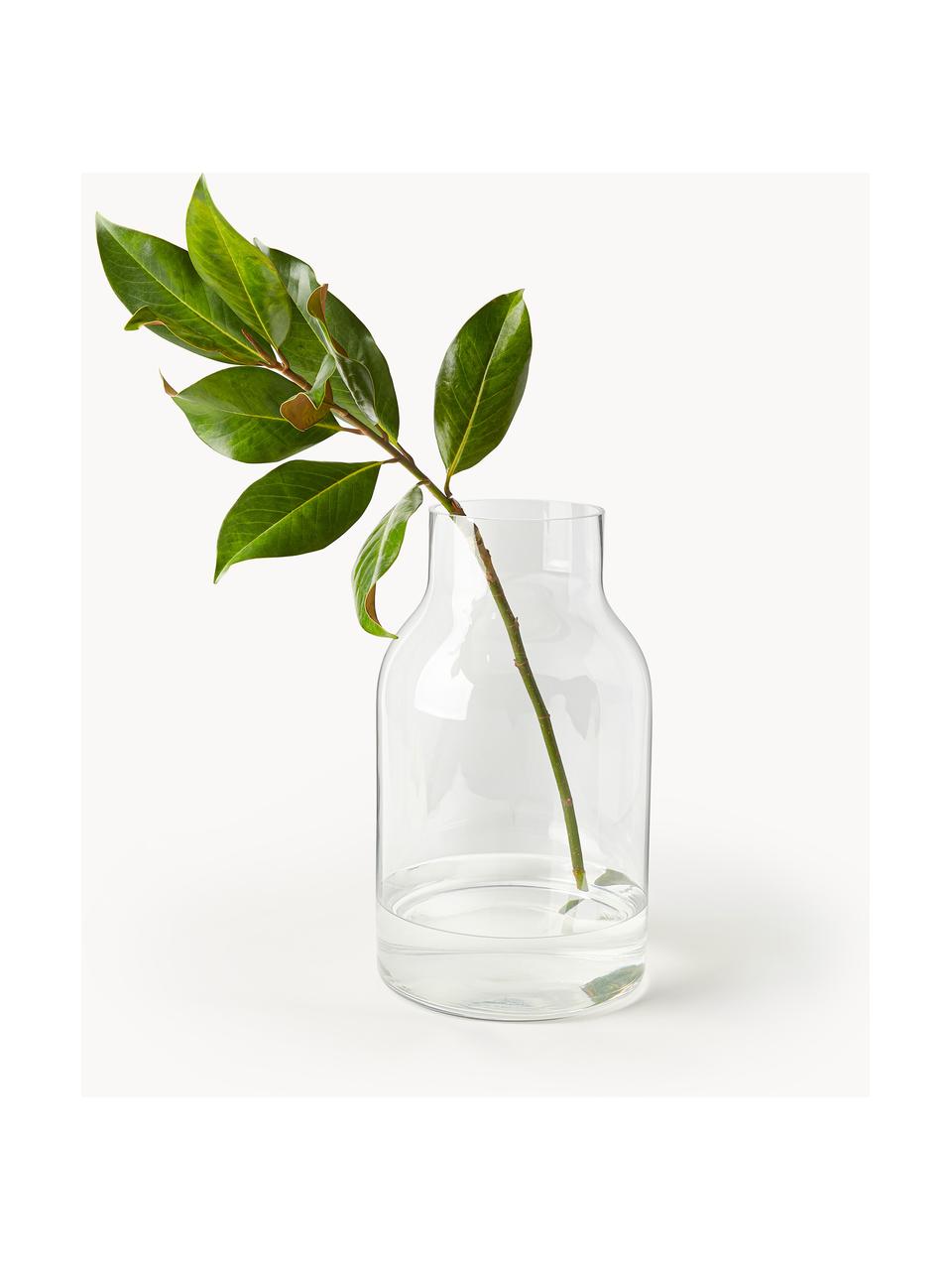Glas-Vase Loren, H 45 cm, Glas, Transparent, Ø 26 x H 45 cm