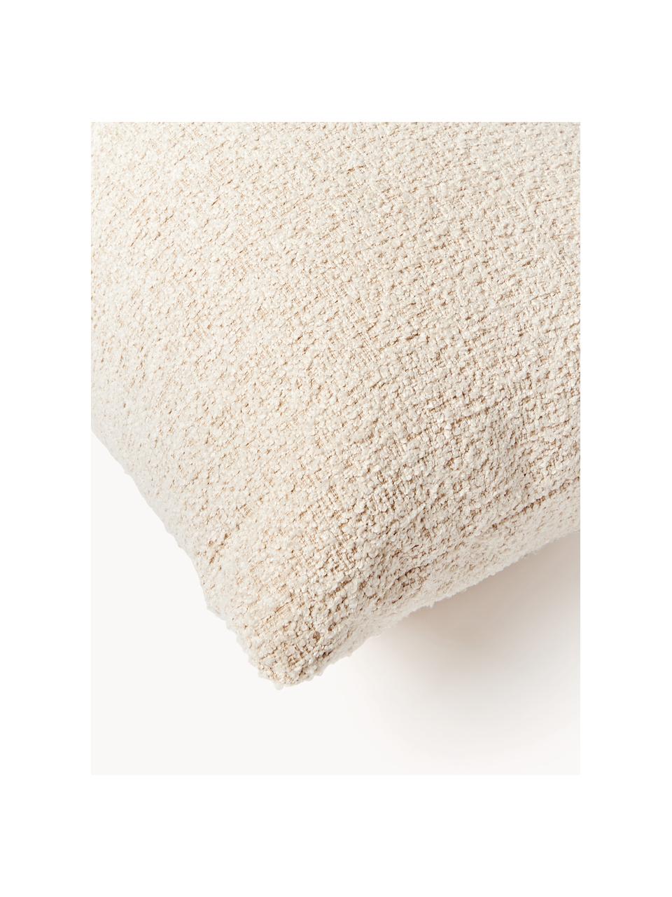 Bouclé-Sofa-Kissen Sofia, Hülle: Bouclé (100 % Polyester), Bouclé Hellbeige, B 30 x L 70 cm