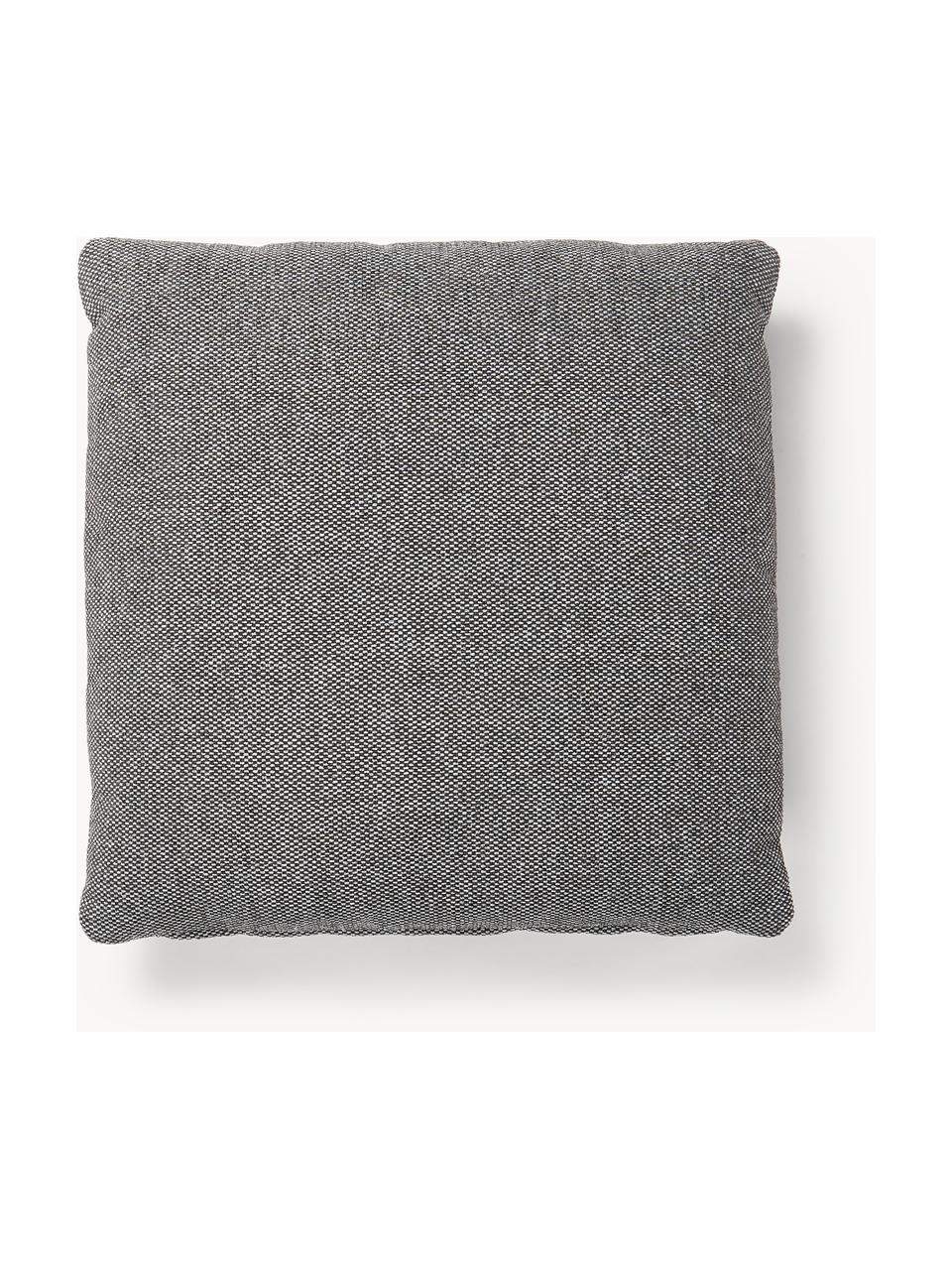 Coussin de canapé Melva, Tissu gris foncé, larg. 50 x long. 50 cm