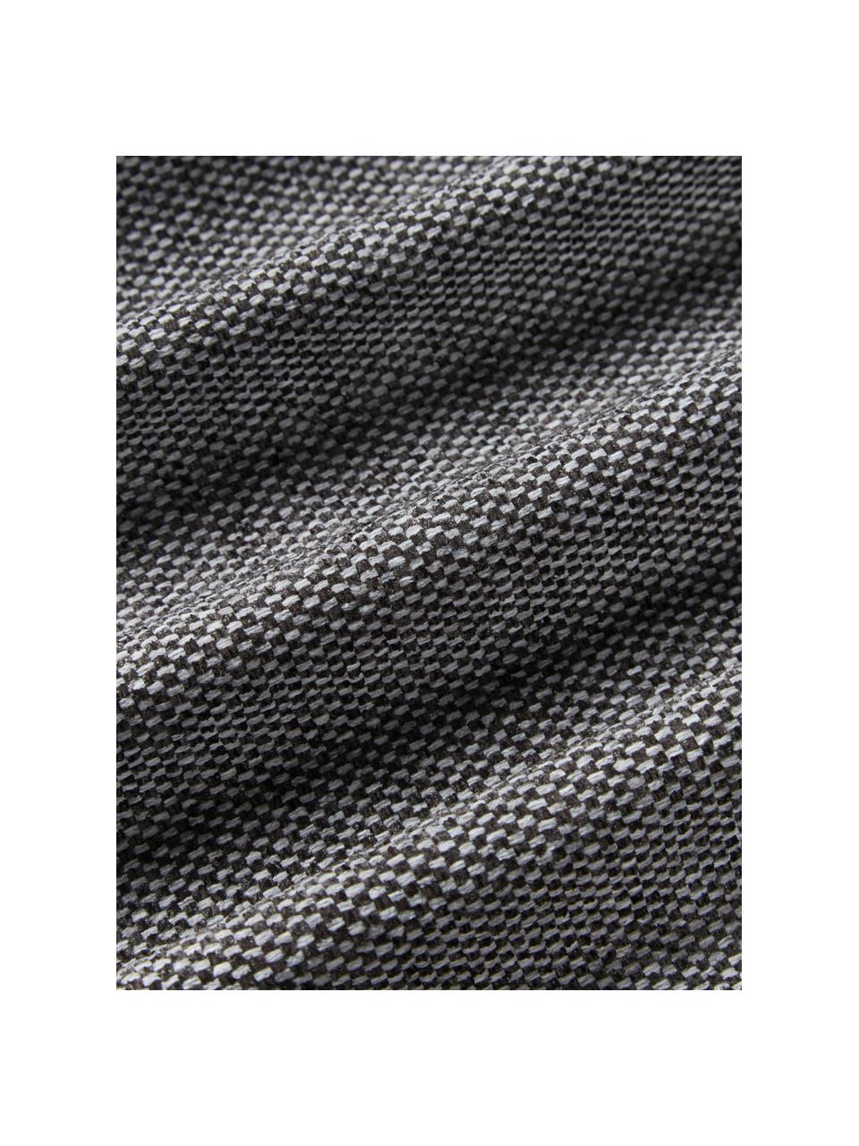 Cojín sofá Melva, Funda: 100% poliéster, Tejido gris oscuro, An 50 x L 50 cm