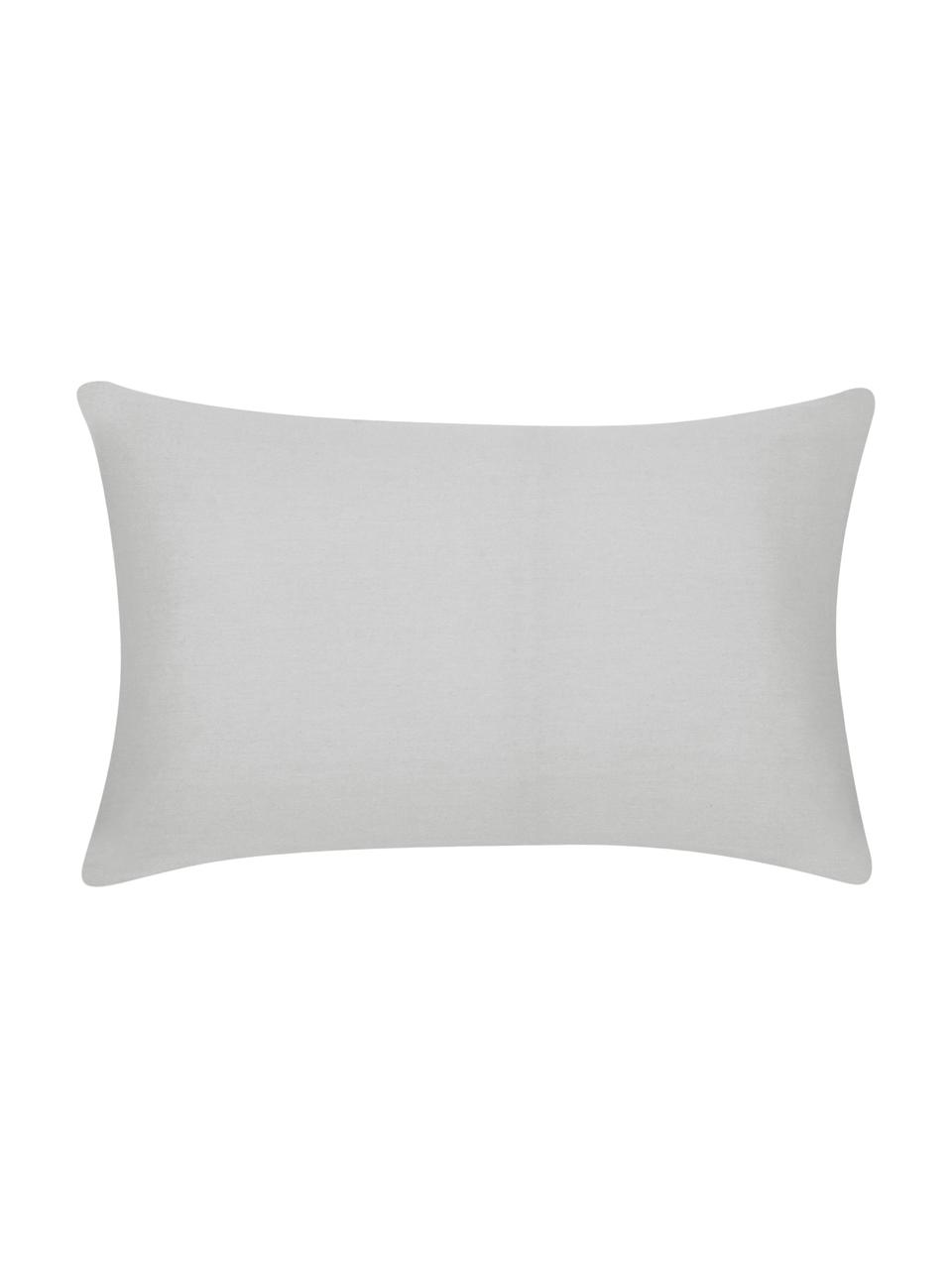 Housse de coussin rectangulaire gris clair Mads, Gris clair