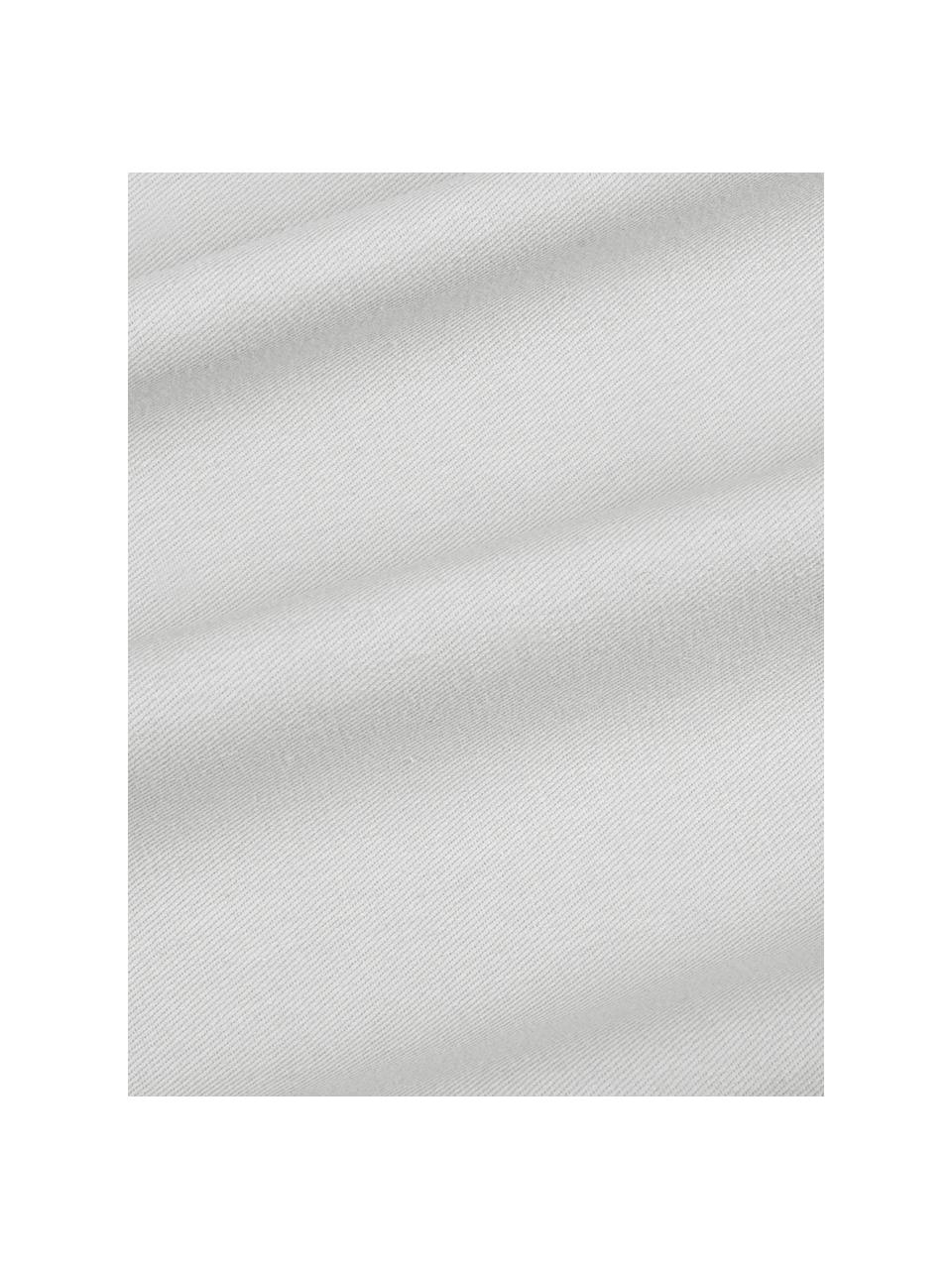 Housse de coussin rectangulaire gris clair Mads, Gris clair