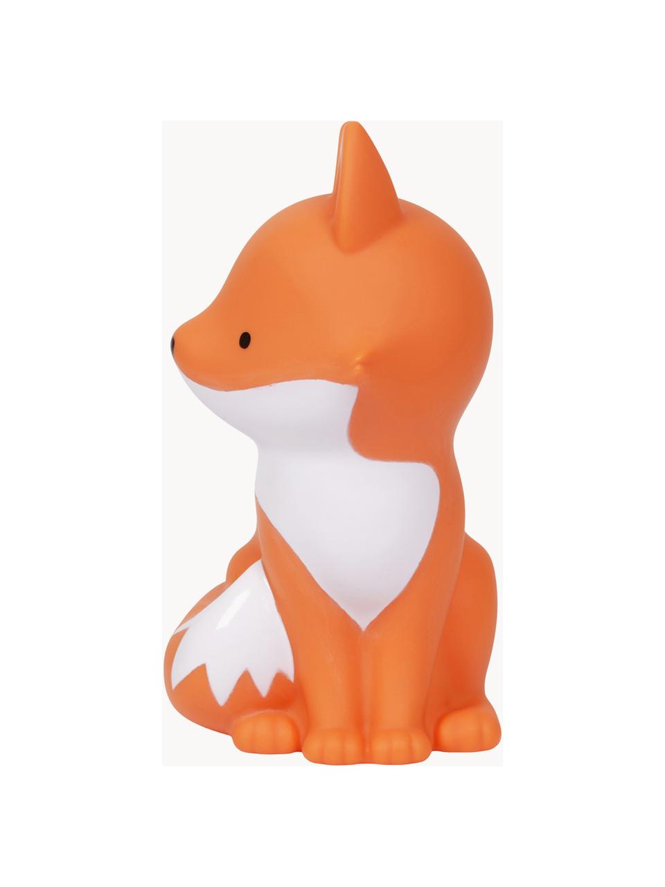 Kinderzimmerlampe Fox mit Timer-Funktion, Kunststoff, Orange, Weiß, B 11 x H 15 cm