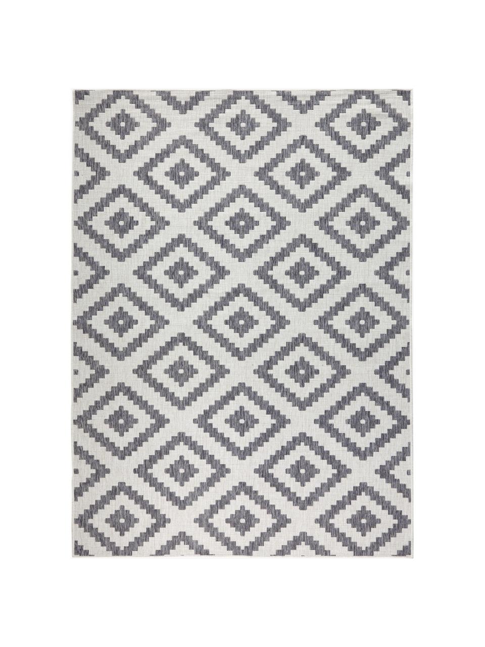 Tapis d'extérieur gris crème Malta, Gris, couleur crème, larg. 80 x long. 150 cm (taille XS)