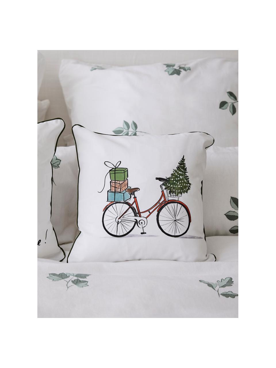 Designer Kissenhülle Comet von Kera Till, 100 % Baumwolle, Weiß, B 40 x L 40 cm