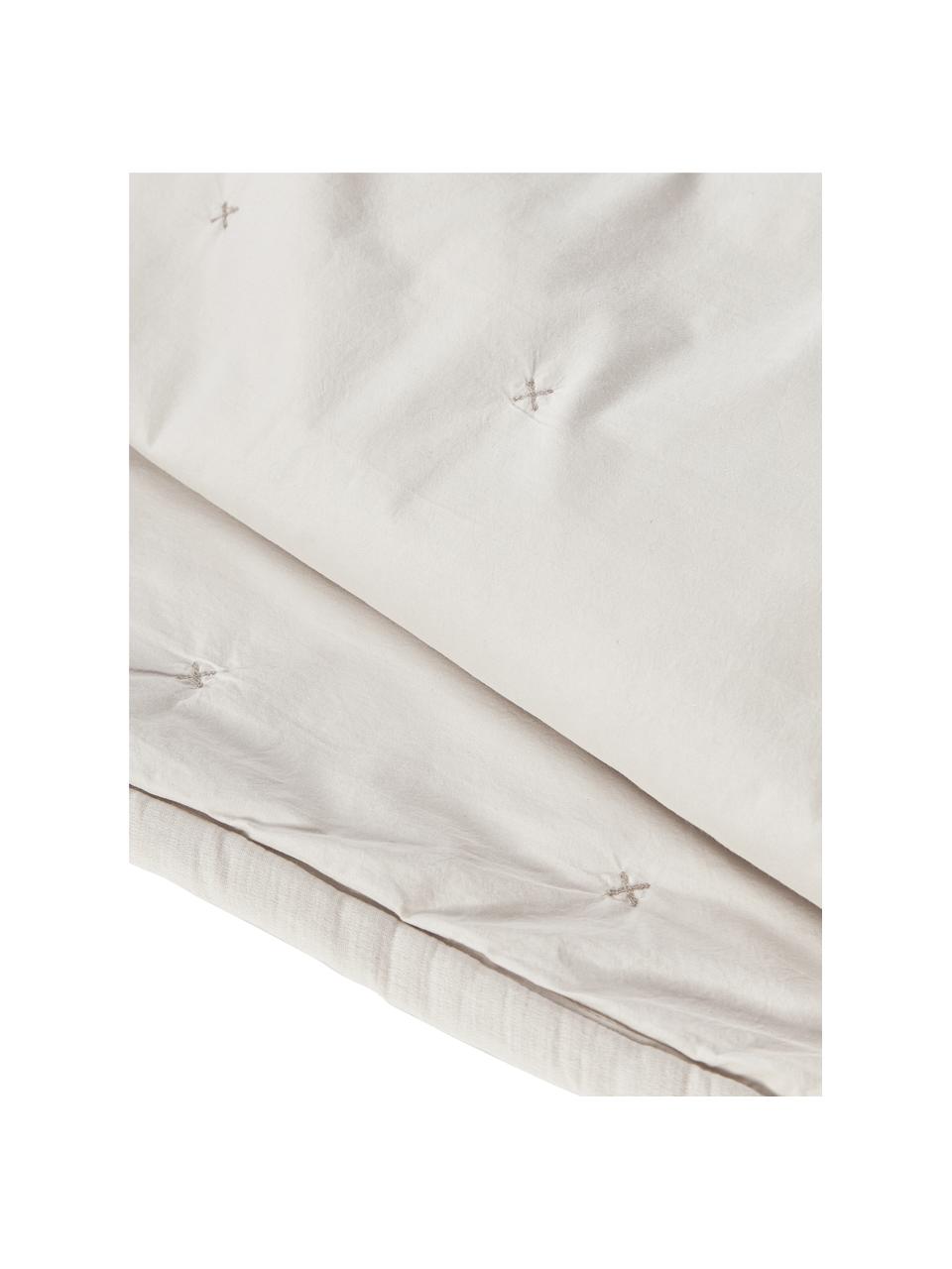 Tagesdecke Lenore aus Baumwolle, Bezug: 100 % Baumwolle, Beige, B 250 x L 230 cm