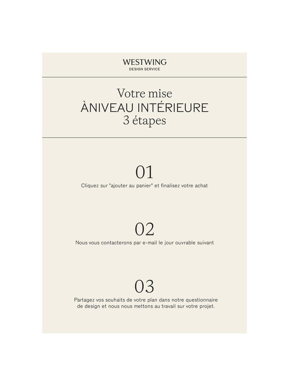 Conseil décoration  d'intérieur Basic, Bon d'achat numérique
Après réception de votre commande, nous vous contacterons rapidement pour convenir d’un rendez-vous pour votre conseil téléphonique avec un(e) de nos décorateur/trice d'intérieur., Conseil décoration  d'intérieur Basic, Pièce(s) à vivre