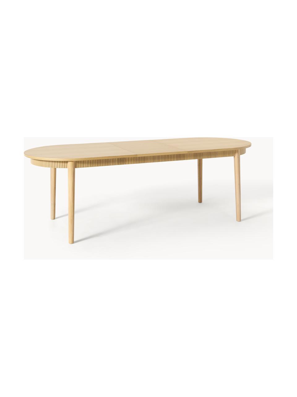 Mesa de comedor extensible Calary, 180-230 x 92 cm, Tablero: aglomerado contrachapado , Patas: madera de roble Este prod, Madera de roble, An 180/230 x F 92 cm