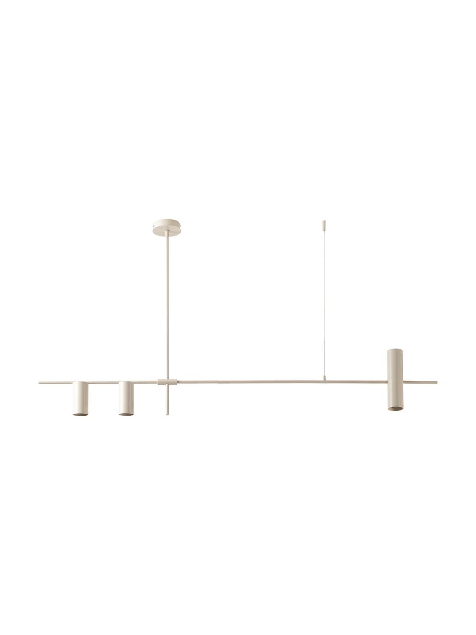 Velké závěsné svítidlo Cassandra, Béžová, Š 143 cm, V 73 cm
