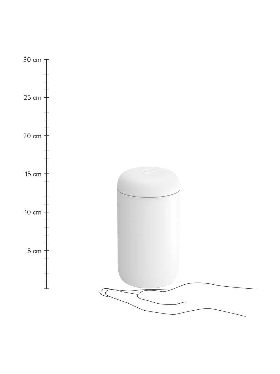 Tazza termica per caffè Carter, Struttura: acciaio inossidabile, Coperchio: plastica, Bianco, Ø 9 x Alt. 16 cm