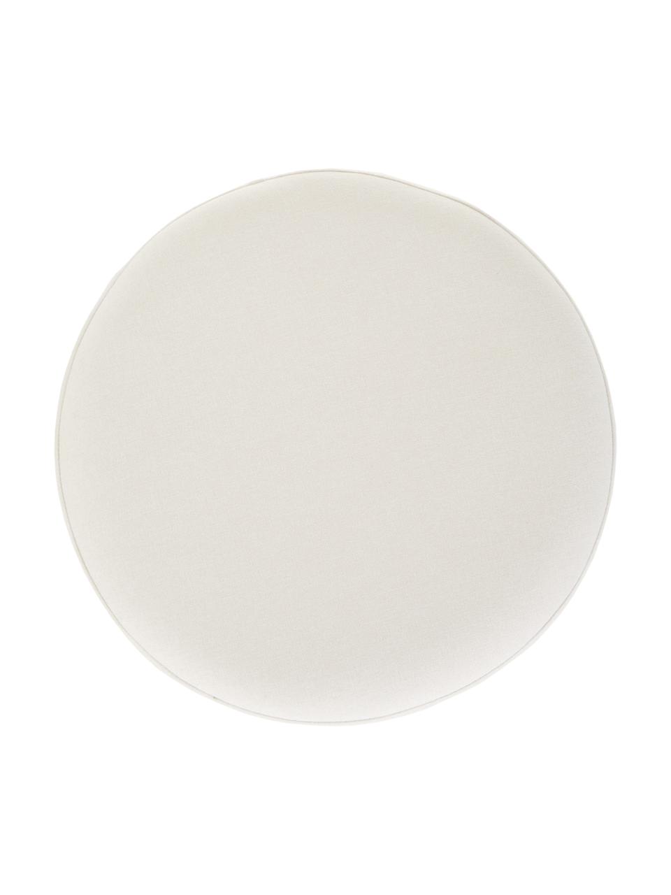 Puf Daisy, Tapizado: 100% poliéster Alta resis, Blanco, Ø 38 x Al 45 cm