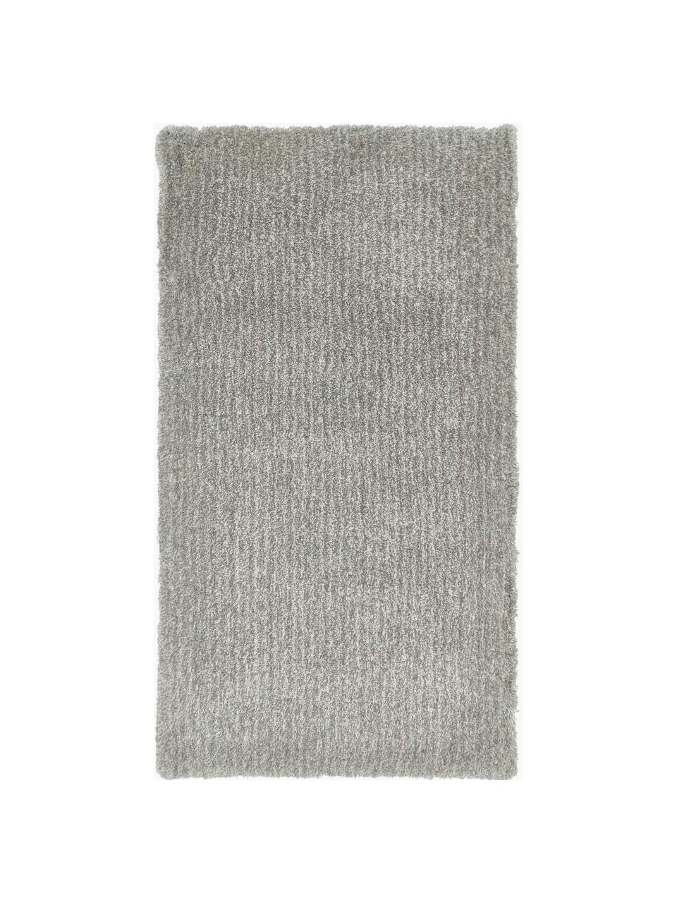 Huňatý koberec s vysokým vlasom Marsha, Sivá, mätovozelená, melírovaná, Š 80 x D 150 cm (veľkosť XS)