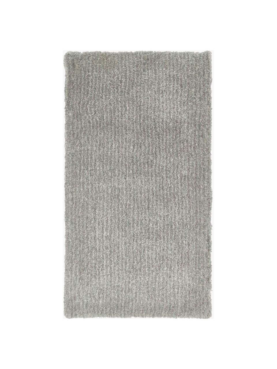 Tapis moelleux chiné poils longs Marsha, Gris clair, larg. 80 x long. 150 cm (taille XS)