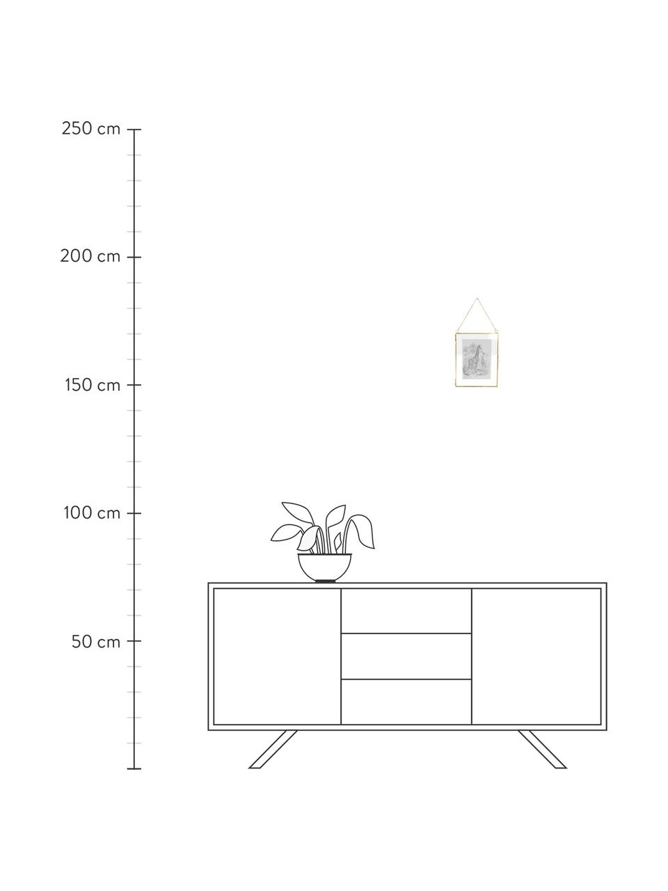 Bilderrahmen Linetti, Front: Glas, Messing, 13 x 18 cm