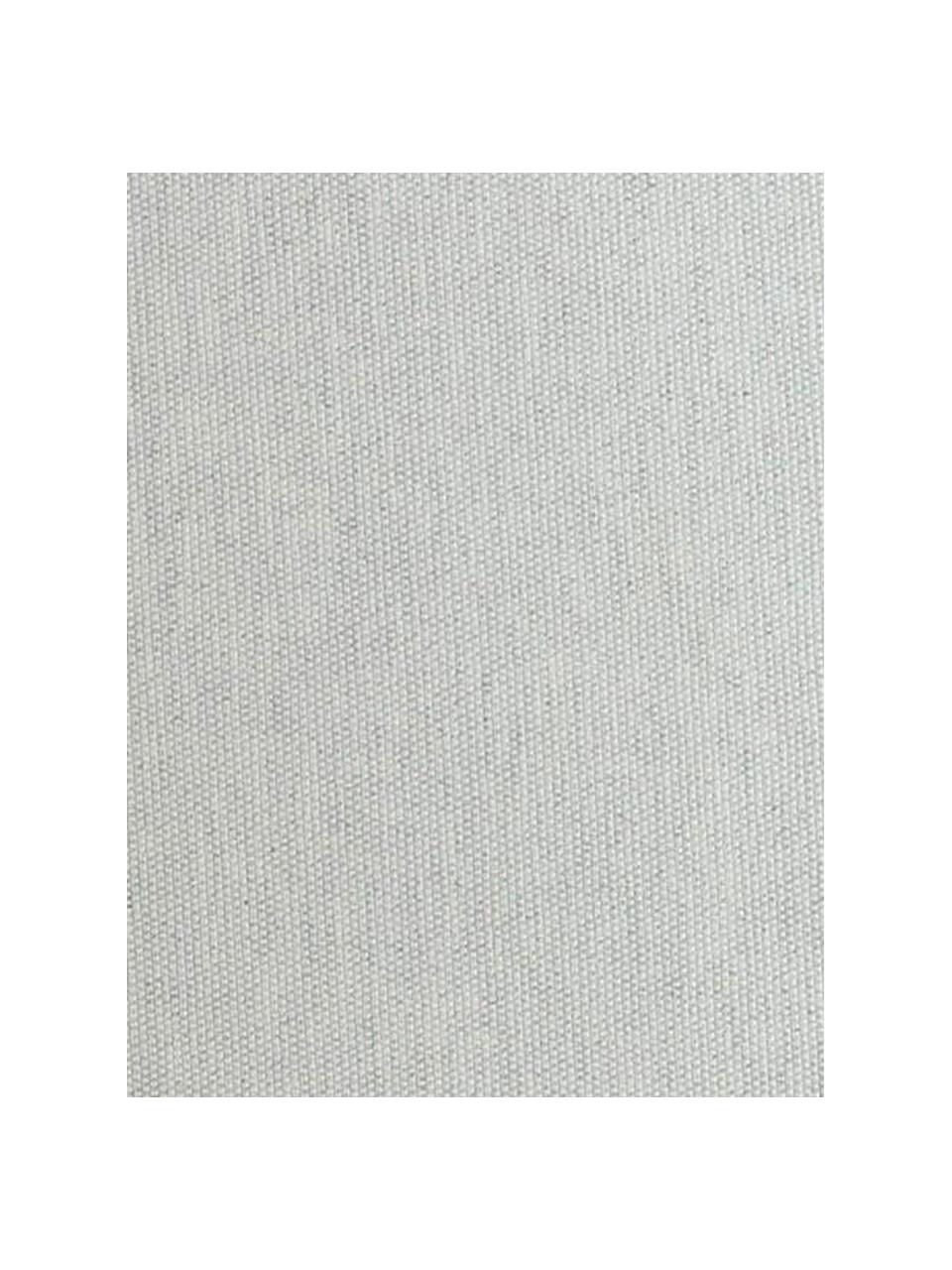 Jeté de canapé d'angle Levante, 65 % coton, 35 % polyester, Gris, larg. 150 x long. 240 cm, méridienne droite