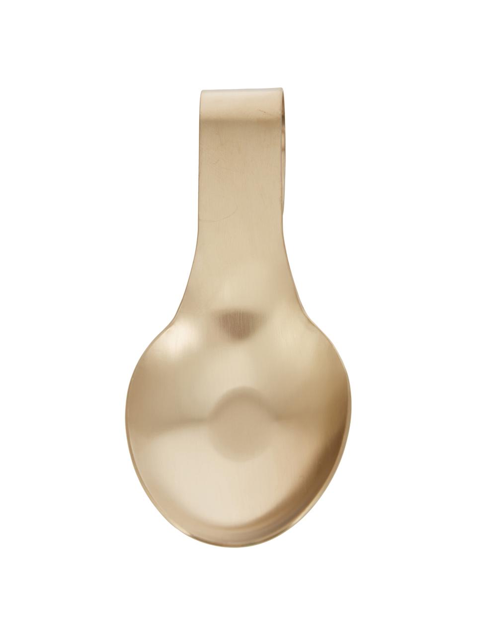 Poggiamestolo Goldies, Acciaio inossidabile spazzolato, Dorato opaco, Larg. 8 x Lung. 24 cm