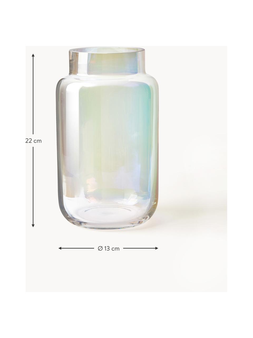 Große GlasVase Lasse, irisierend Westwing