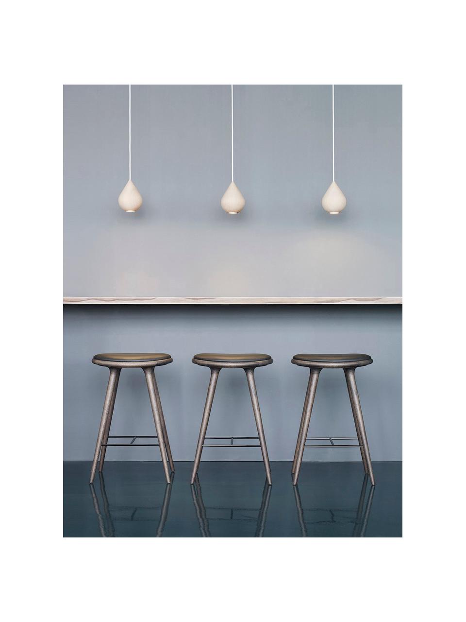 Lampa wisząca z drewna lipowego Liuku, Jasne drewno lipowe, Ø 15 x W 20 cm