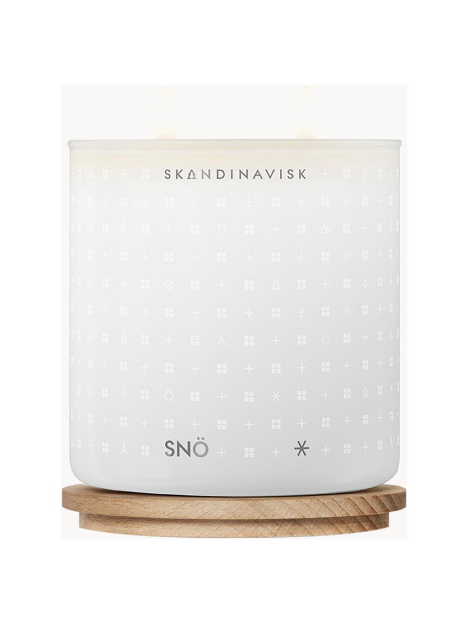 Bougie parfumée à deux mèches Snö (baies d'hiver, bois gelés), Baies d'hiver et bois congelés, Ø 10 x haut. 11 cm