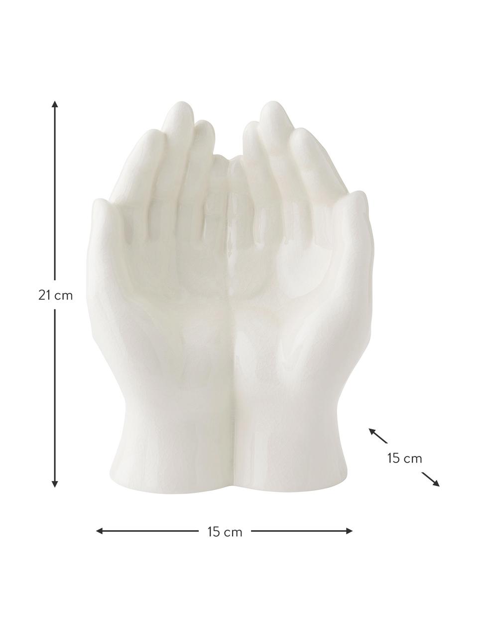 Figura decorativa de porcelana Embla, Porcelana, Blanco, An 15 x Al 21 cm