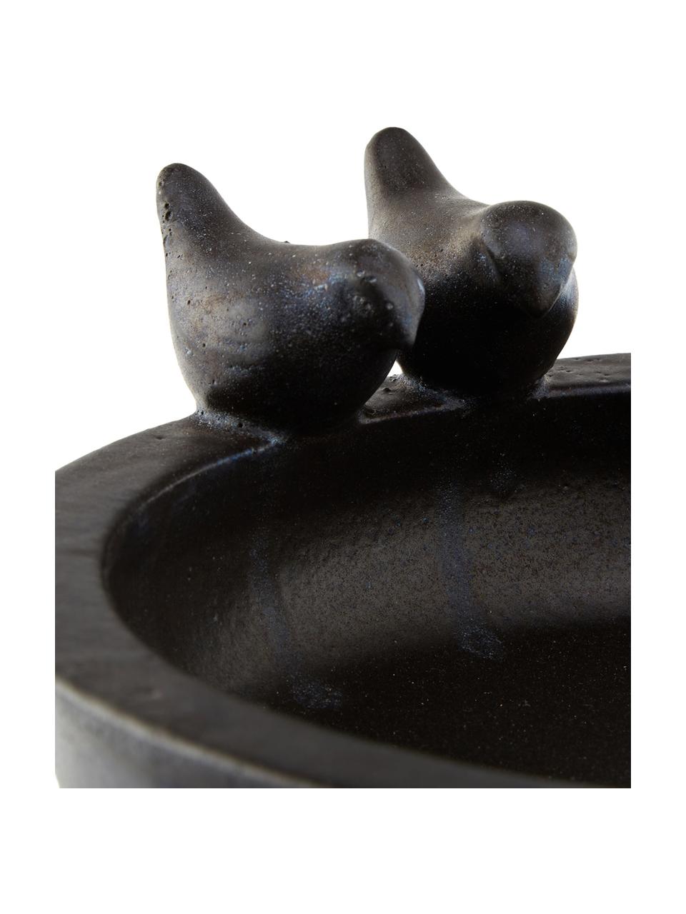 Napáječka pro ptáky Keram, Keramika, Černá, Š 33 cm, V 11 cm