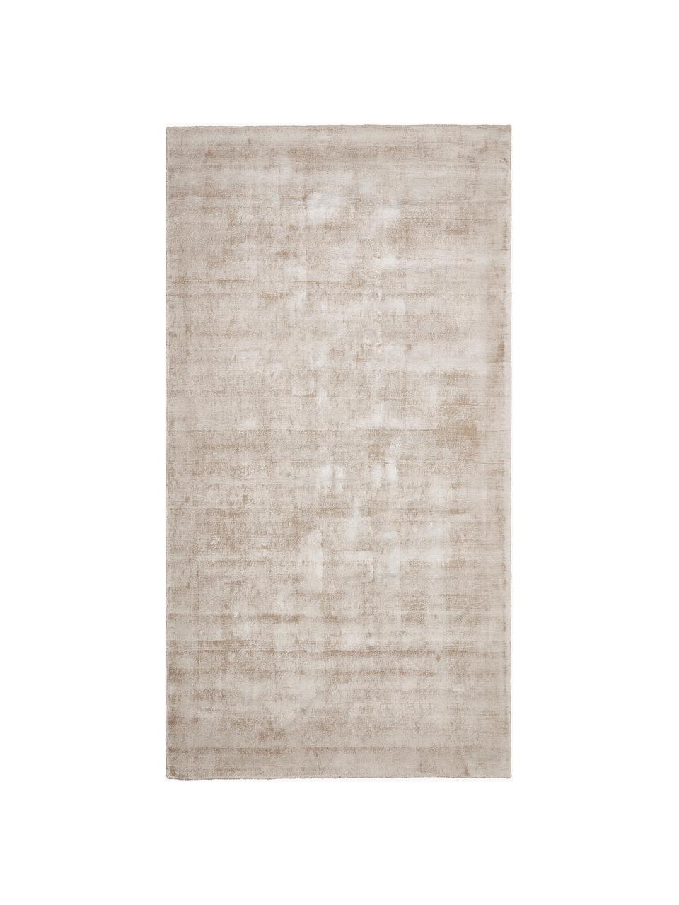 Ręcznie tkany dywan z wiskozy Jane, Jasny beżowy, S 300 x D 400 cm (Rozmiar XL)