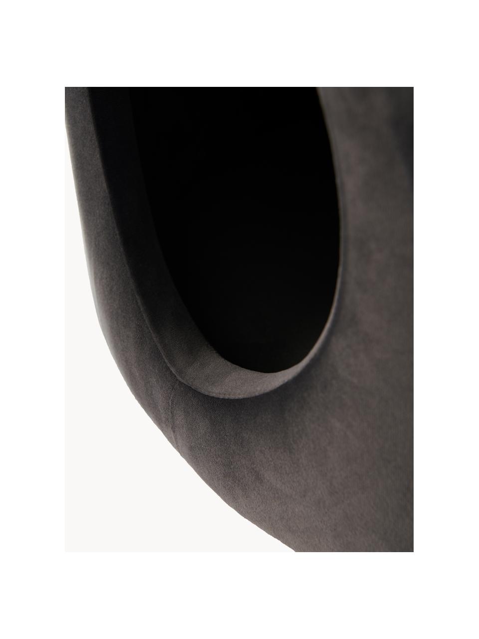 Fluwelen dierengrot In Peace, Bekleding: fluweel (100% polyester) , Frame: MDF, Taupe, Ø 61 x H 41 cm