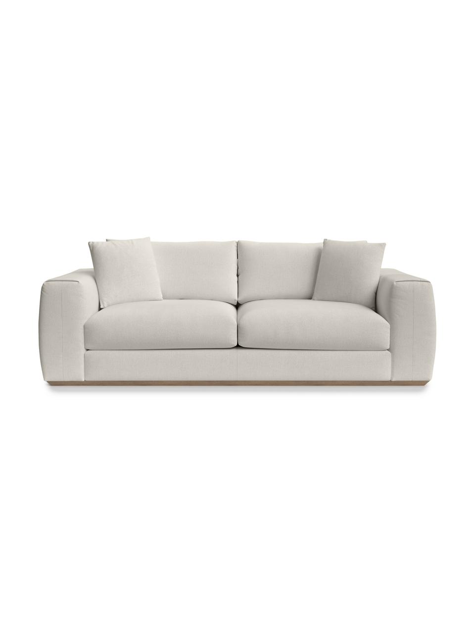 Sofa Vienna (3-osobowa), Tapicerka: 100% poliester Dzięki tka, Beżowa tkanina, S 234 x G 102 cm