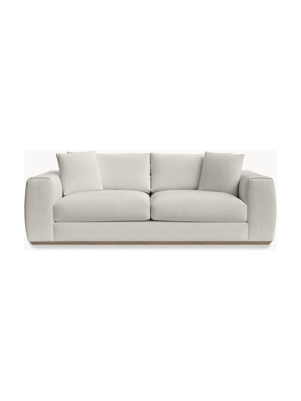 Sofa Vienna (3-osobowa), Tapicerka: 100% poliester Dzięki tka, Beżowa tkanina, S 234 x G 102 cm