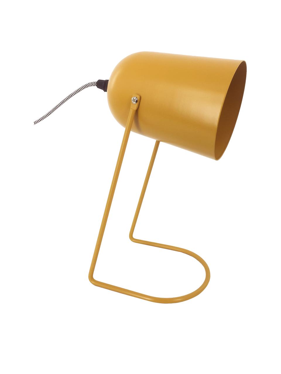 Petite lampe à poser rétro Enchant, Ocre, Ø 18 x haut. 30 cm