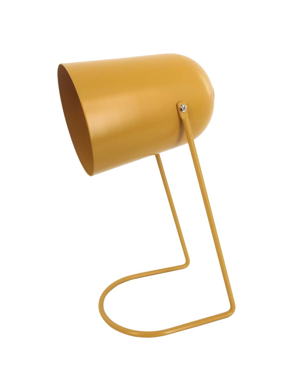 Petite lampe à poser rétro Enchant, Ocre, Ø 18 x haut. 30 cm