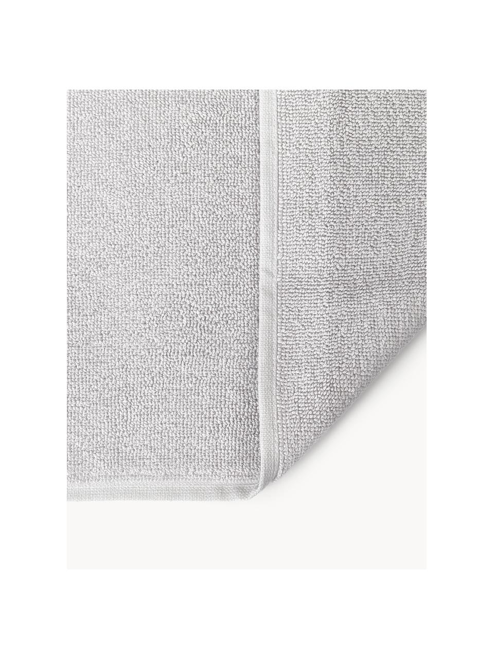 Kúpeľňová predložka z organickej bavlny Premium, protišmyková, Svetlosivá, Š 50 x D 70 cm