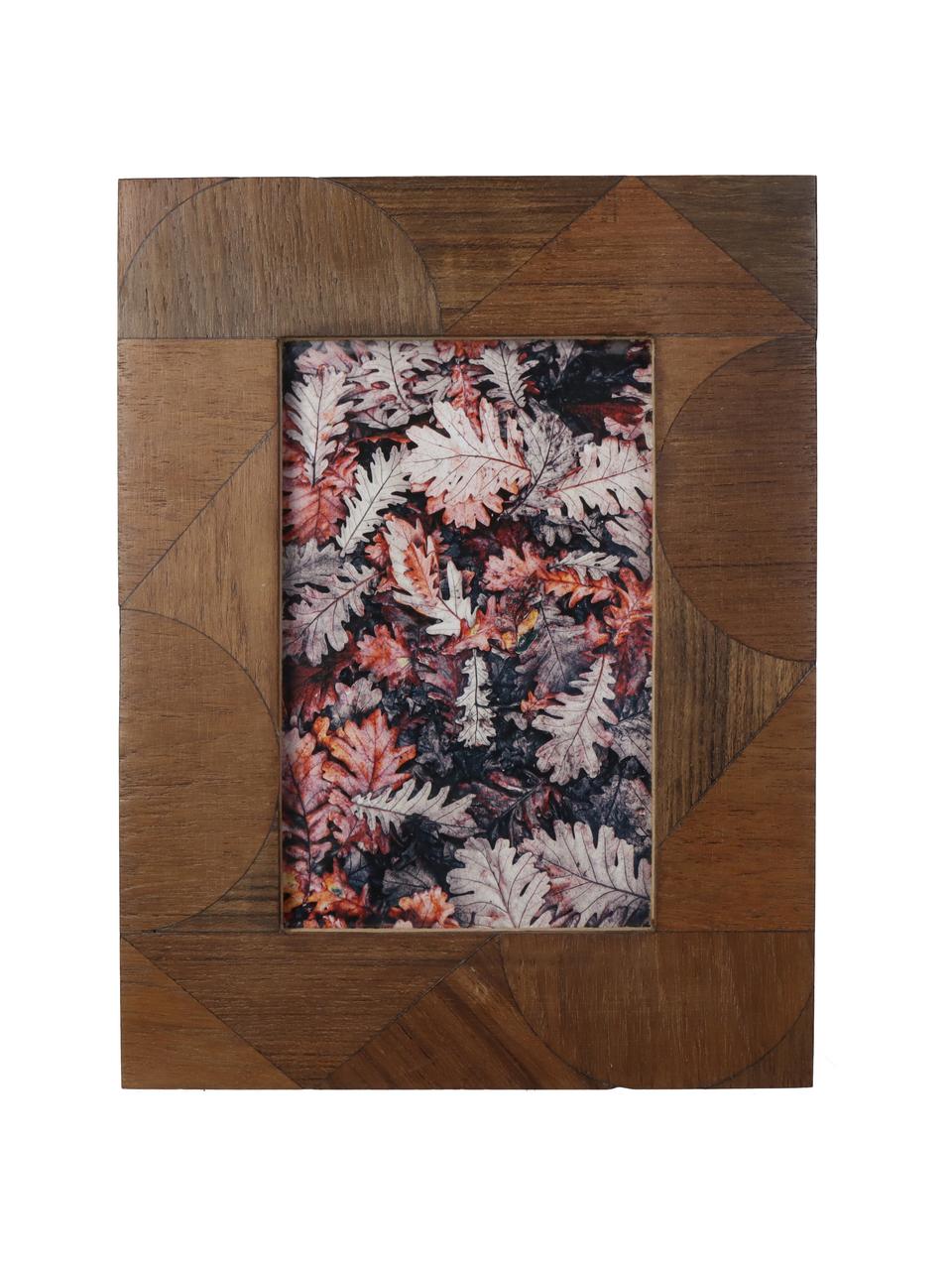 Foto-rámik z dreva Sor, Drevo, Tmavé drevo, 10 x 15 cm